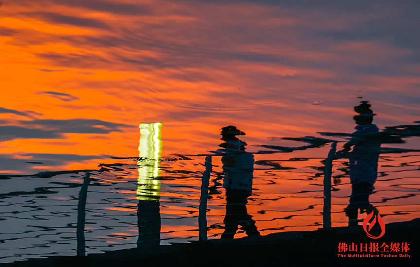 台风洛克登粤 佛山今日风大雨强