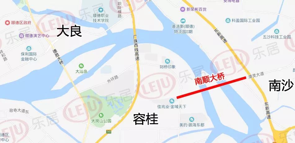 南顺大桥示意图