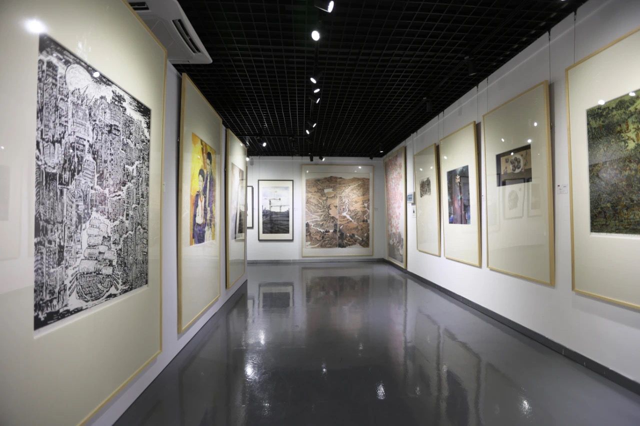 顺德区庆祝中国共产党成立100周年美术作品展开幕