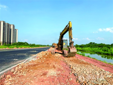 三水区大塘永平路预计今年9月底竣工