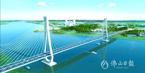 高明富龙西江特大桥图片